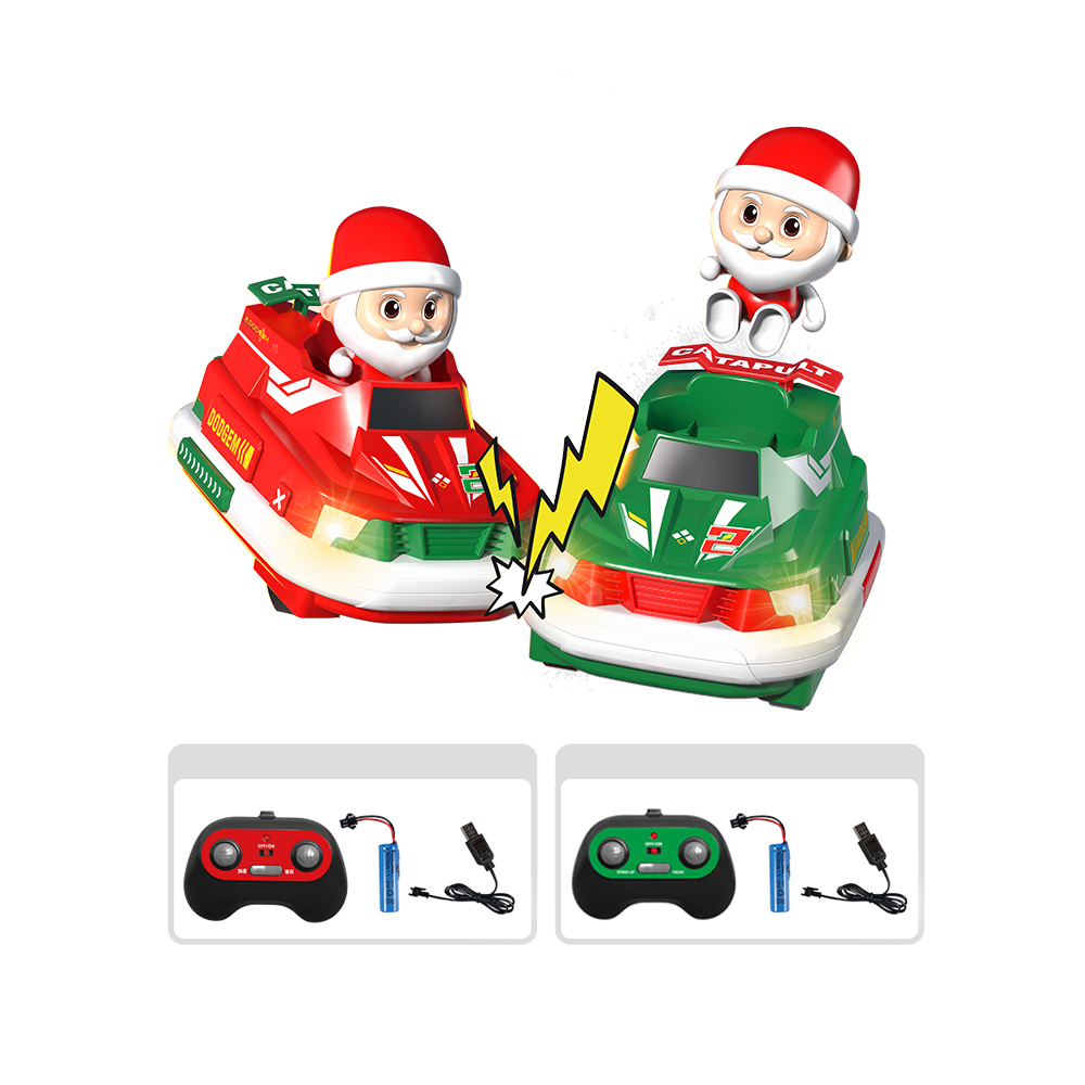 REMOTE CONTROL CHRISTMAS BUMPER CAR(Sealed color box)-93226