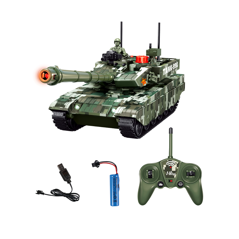 1/16 BATTLE ARMORED REMOTE-CONTROLLED TANK-93220