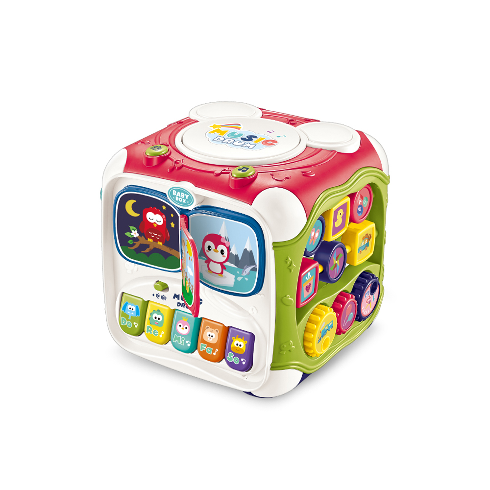 FUN SOUND AND LIGHT WISDOM CUBE BABY TOY-93901