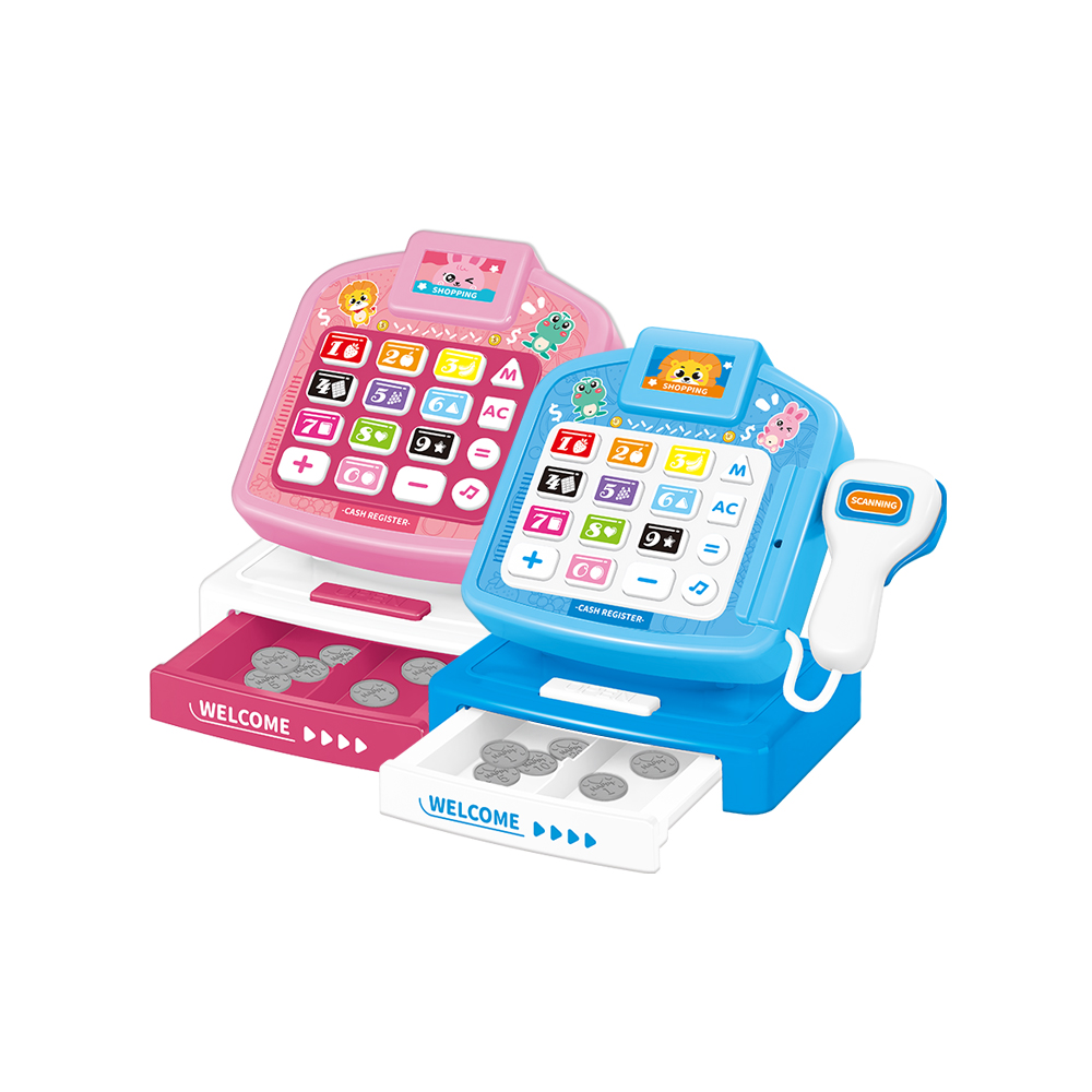 CHILDREN SIMULATE SOUND AND LIGHT CASH REGISTER TOY-93821