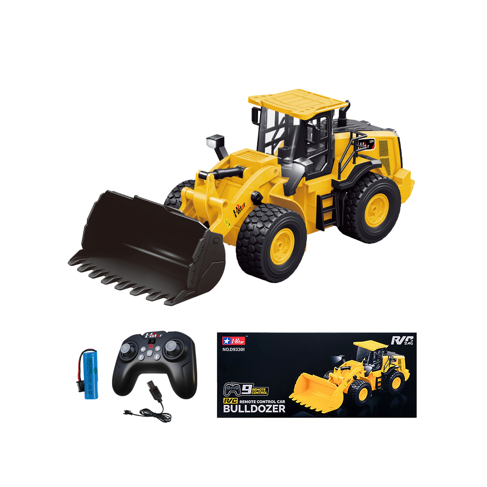 1/12 REMOTE CONTROL BULLDOZER 9 CHANNEL(Sealed color box)-D93301