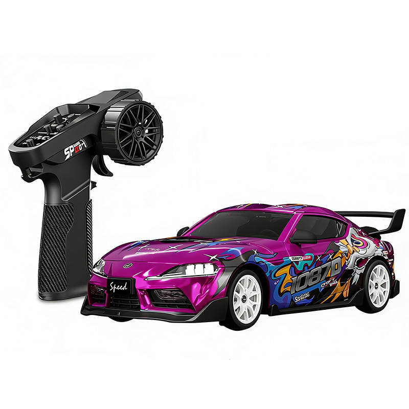 4WD RC Drift Car | 1:24 Gyroscope Stabilized | 2.4G Full-Proportional Control Racing Car