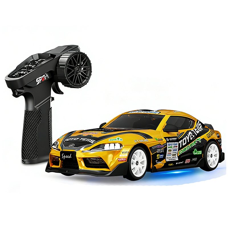 4WD RC Drifting Car | 1:24 Scale, Gyroscope Stabilization, 2.4G Full-Proportional Control
