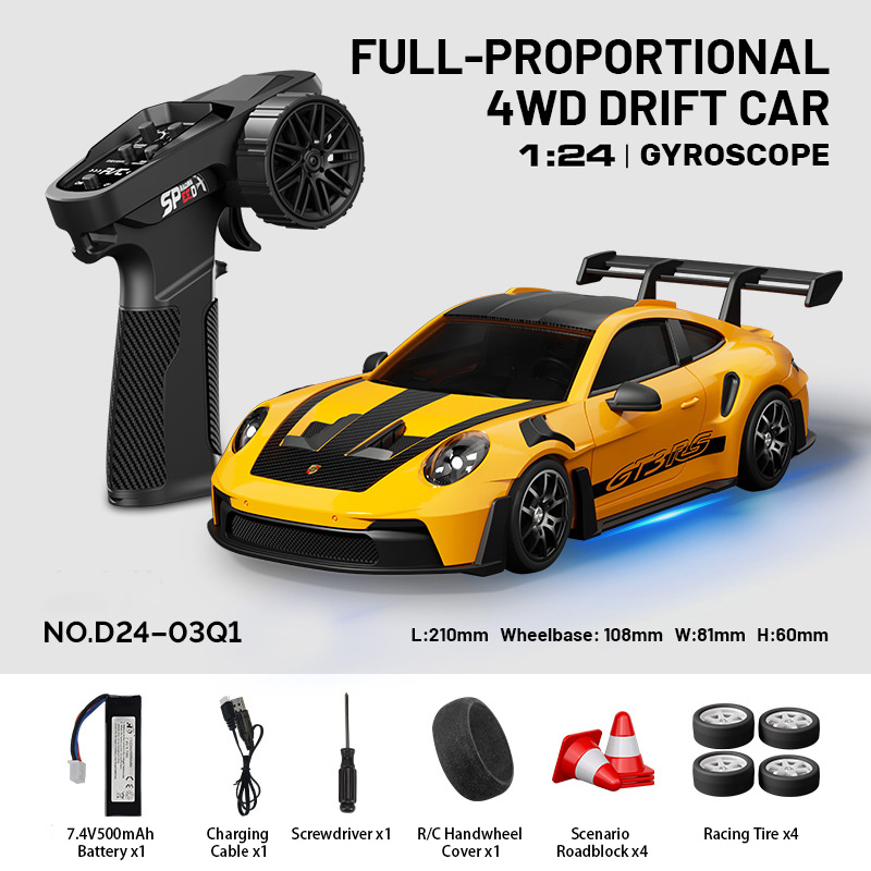 Hstar 1/24 Scale RC Drift Police Car | RC Drift Competition